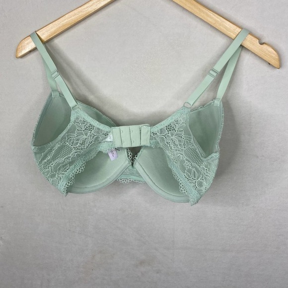 NWOT Urban Outfitters Out From Under Light Green Floral Lace Bra-34B - Picture 3 of 4